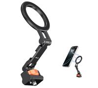 VBESTLIFE Soporte de Teléfono Magnético, Soporte de Zapato Frío con Imanes Súper Fuertes N52 para LOS 12 13 14 15 16, Compatible con Estabilizador de Trípode de Cámara DSLR