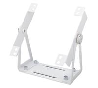 VBESTLIFE Soporte de Ventilador Giratorio de 360°, Soporte de Ventilador de Computadora Multiusos de Aleación de Aluminio con Ranuras de Montaje de Tornillo Preperforadas para Ventiladores (White)