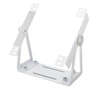 VBESTLIFE Soporte de Ventilador Multiusos Pivotante para Ventiladores de 120 y 140 Mm, Bisagra Pivotante de 360°, Soporte de Aleación de Aluminio para NF F12, para la Serie NF S12A (WHITE)