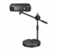 VBESTLIFE Soporte Giratorio para Proyector de Escritorio de 360°, Rosca Estándar de 1/4 de Pulgada