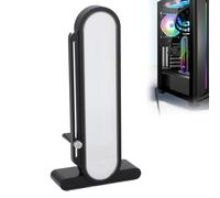 VBESTLIFE Soporte GPU RGB Ajustable en Altura con Pantalla de Temperatura, Soporte para Tarjeta de Vídeo ARGB de 5 V y 3 Pines, Soporte Antihundimiento, Base Magnética para Tarjeta Gráfica