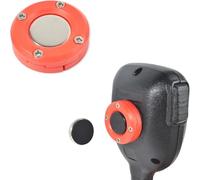 VBESTLIFE Soporte Magnético para Micrófono, Potente Imán Universal CB, Soporte para Micrófono para KMC-30 KMC-32 KMC-35 KMC-36, PMMN4090 HMN3596A HLN9073 RMN5052A (rojo)