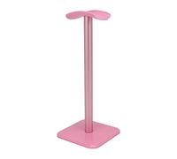 VBESTLIFE Soporte para auriculares, soporte para auriculares con barra de soporte de aluminio, para todos los tamaños de auriculares para PC y auriculares inalámbricos (rosa)