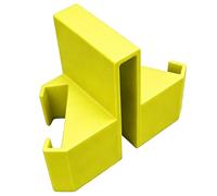VBESTLIFE Soporte para Cámara de Tenis para Poste de Red, Soporte Estable para Teléfono para Análisis de Partidos, Práctica, Entrenamiento y Transmisión en Vivo (Yellow)