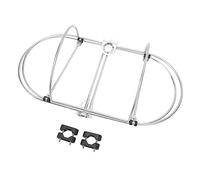 VBESTLIFE Soporte para Guardabarros de Barco, Soporte para Guardabarros Marino Doble para de 9 Pulgadas, Plegable de Acero Inoxidable 304 a Prueba de óxido, Montado en Riel para Riel de 7/8 Pulgadas 1