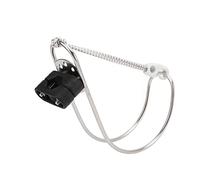 VBESTLIFE Soporte para Herradura, Soporte para Anillo Salvavidas de ángulo Ajustable, Giratorio de 360 ° para Seguridad Marina en Barcos, Riel de Cubierta Compacto, Acero Inoxidable Resistente a