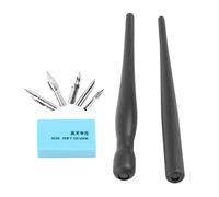VBESTLIFE Soporte para Puntas de Pluma, Kit de Herramientas de Dibujo de Cómic con 5 Puntas, 2 Portalápices, Juego de Bolígrafos Artísticos de Dibujos Animados de Manga para Diseño de Filigrana de