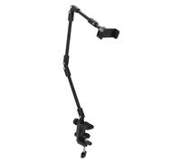 VBESTLIFE Soporte para Teléfono de Montaje en Escritorio, Soporte de Brazo Flexible con Altura Ajustable, para Teléfonos Móviles de 4 a 7,1 Pulgadas, Grabación y Transmisión en