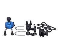 VBESTLIFE Soporte para Teléfono Móvil, Soporte Universal para Manillar de Teléfono Móvil con Agarre con Resorte, Ajustable para Inteligente para Bicicleta, Motocicleta, Coche, Salpicadero, Junta (A