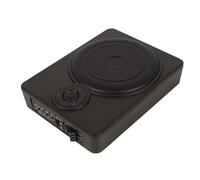 VBESTLIFE Subwoofer de Automóvil Alimentado de 10 Pulgadas 600W Ultra Slim, Amplificador Incorporado y Tweeter con Estuche de Aleación de Aluminio, Refuerzo de Graves Variable para Audio
