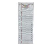 VBESTLIFE Tabla de Bolsillo para Estacionamiento de Lápices, Organizador de Algodón de Poliéster a Prueba de Agua con 32 Ranuras con Tira Magnética Adhesiva para útiles Escolares en el Aula (69x25cm)