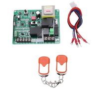 VBESTLIFE Tablero de Control de Abridor de Puerta Corredera, Placa de Circuito de Controlador de Puerta Eléctrica Universal con Control Remoto para Fábrica, Escuela, Residencial (220V)