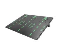 VBESTLIFE Tablero de Despegue de Rampa de Salto de Coche RC, Rampa RC para Juego de Acrobacias de Salto para Coche de Control Remoto de 1/12 a 1/24 (Black)