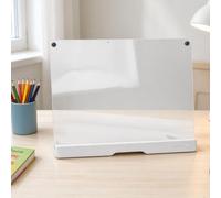 VBESTLIFE Tablero de Dibujo LED, Bloc de Dibujo Colorido Iluminado de 14 | Tableta de Escritura Acrílica de Doble Cara con 7 Marcadores, Batería de 500 MAh, Montable en la Pared para Arte, Notas y