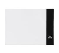 VBESTLIFE Tablero LED de Dibujo a Mano, Kit de Libro Plegable A6 Ultrafino, Alimentado por USB, Brillo Ajustable, Protección para los Ojos, Almohadilla de Rastreo Antideslizante para Niños y (USB)