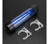 VBESTLIFE Tanque de Agua con Tubo de 45 Mm para Refrigeración Eficiente, Enfriador de Agua para PC con Rosca G1/4, Plásticos de Ingeniería Resistentes a Altas Temperaturas, Material Acrílico,