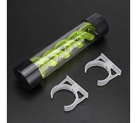 VBESTLIFE Tanque de Agua con Tubo de 45 Mm para Refrigeración Eficiente, Enfriador de Agua para PC con Rosca G1/4, Plásticos de Ingeniería Resistentes a Altas Temperaturas, Material Acrílico,