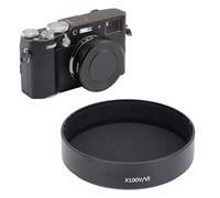 VBESTLIFE Tapa de Lente de Metal para Cámara X100V X100VI, Reemplazo de Cubierta Protectora de Tapa de Lente Frontal de Aluminio