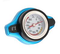 VBESTLIFE Tapa del Radiador con Indicador de Temperatura, Ajuste de Presión a Prueba de Fugas para Coche, Camión, Aleación de Aluminio Universal (cabeza pequeña 1.3)