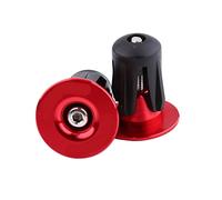 Vbestlife - Tapones para manillar de bicicleta (2 unidades), color rojo