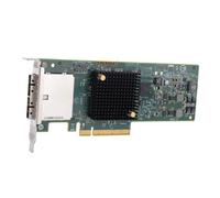 VBESTLIFE Tarjeta Controladora SAS SATA HBA Externa SAS 9207 8e, 8 Puertos, 6Gb S, con 2X SFF 8088 para Expansión de Almacenamiento Externo JBOD