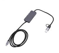 VBESTLIFE Tarjeta de Captura de Video, USB 3.2 Gen 1 HDMI y Adaptador Tipo C a USB con Entrada y Salida 4K 60 Hz Grabación 1080p60, para Transmisión de Videoconferencias de Juegos