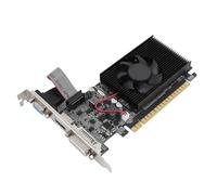 VBESTLIFE Tarjeta de Gráficos GT610 2GB, GPU DDR3 64 bit, Tarjeta de Video PCIe 2.0 16x de Juego, Tarjeta Gráfica de bajo Perfil de Computadora de Escritorio con HDMI, DVI, Puertos VGA