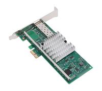 VBESTLIFE Tarjeta de Red PCIE X1 de 10 GB, Adaptador Ethernet de Fibra SFP+ con Chip 82599EN, Compatible con Wins Linux VMware