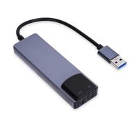 VBESTLIFE Tarjeta de Sonido Externa, Adaptador de Tarjeta de Sonido USB a Audio Jack Soporte 5.1 y 7.1, Reducción de Ruido Inteligente, para Altavoces de TV Portátil de PC