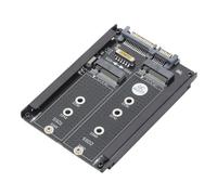 VBESTLIFE Tarjeta Dual NGFF B Key M.2 SSD, 6gbps, SATA III M.2 SSD a Caja de Unidad de Disco HDD SATA Combo de 2,5 Pulgadas para 2230 2242 2260