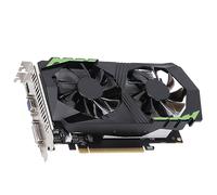 VBESTLIFE Tarjeta Gráfica 1050TI de 4 GB, GPU DDR5 de 128 bits, Tarjeta de Vídeo para Juegos PCIE 2.0 de 1350 MHz, Tarjeta Gráfica para Computadora de Escritorio con Puertos HDMI, DVI y