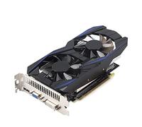 VBESTLIFE Tarjeta gráfica 1050Ti de 4 GB, GPU DDR5 de 128 bits, tarjeta de video PCIE 2.0 de 700 MHz, tarjeta gráfica para computadora de escritorio con ventilador de refrigeración dual
