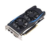 VBESTLIFE Tarjeta Gráfica, 2GB 128bit GDDR5 DVI, DP, Tarjeta Gráfica para Juegos HDMI, Ventilador de Refrigeración Doble, PCI Express 3.0 X 16, 1114MHz 6612MHz, Tarjeta Gráfica para Computadora