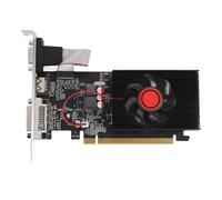 VBESTLIFE Tarjeta Gráfica de 1 GB, GPU DDR3 de 64 bits, Tarjeta de Vídeo para Juegos PCIE 2.0 16X de 500 MHz, Tarjeta Gráfica para Computadora de Escritorio con Puertos HDMI, VGA y DVI