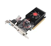 VBESTLIFE Tarjeta Gráfica de 1 GB, GPU DDR3 de 64 bits, Tarjeta de Vídeo para Juegos PCIE 2.0 16X, Tarjeta Gráfica para Computadora de Escritorio con Puertos HDMI, DVI y VGA