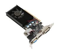 VBESTLIFE Tarjeta Gráfica de 1 GB, GPU DDR3 de 64 bits, Tarjeta Gráfica para Juegos de Computadora de Escritorio PCIE 2.0 con Puertos HDMI, DVI y VGA (1GD3 64BIT)