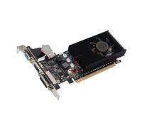 VBESTLIFE Tarjeta Gráfica GT610 de 2 GB, GPU DDR3 de 64 bits, Tarjeta Gráfica para Juegos de Computadora de Escritorio PCIE 2.0 X16 con Puertos HDMI, DVI y VGA (GT610 2GD3 64BI)