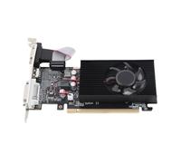 VBESTLIFE Tarjeta Gráfica GT710, Tarjeta Gráfica de Escritorio de Frecuencia de 2 GB DDR3 64 bits 1200 MHz, Compatible con HDMI, DVI, VGA, Ranura PCIe 2.0 16X, para Office PC DIY