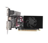 VBESTLIFE Tarjeta Gráfica GT730 de 4 GB GDDR3 de 128 bits, 650 MHz, Frecuencia de Memoria de Vídeo 1667 MHz, Ventilador de Refrigeración único, PCIe 2.0 16X, para 10 11, para