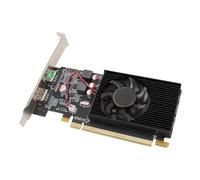 VBESTLIFE Tarjeta Gráfica HD6570 de 2 GB, GPU DDR3 de 64 bits, Tarjeta de Vídeo para Juegos PCIE 2.0 X16 de 650/533 MHz, Tarjeta Gráfica para Computadora de Escritorio con 2 Puertos HDMI