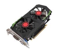 VBESTLIFE Tarjeta Gráfica para Juegos 750TI 4GB GDDR5, Ventiladores Duales, Interfaz Multimedia HD DVI VGA, para 10 8 8.1 7 Vista, para, Ranura PCIe 2.0