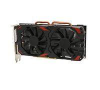 VBESTLIFE Tarjeta Gráfica para Juegos RX 580, Doble Ventilador 256bit 8GB GDDR5, Resolución 4K de Salida de 60Hz, Tarjeta Gráfica para Juegos 16 PCI Express 3,0 para Oficina en Casa