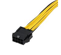 VBESTLIFE Tarjeta Gráfica Power CPU 8P, Línea de Fuente de Alimentación Doble 6 + 2, Conector Conveniente para Informática Paralela a Gran Escala