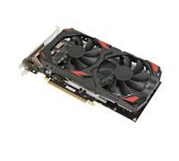 VBESTLIFE Tarjeta Gráfica RX 580, Tarjeta GPU para Juegos GDDR5 de 256 bits y 8 GB con 3 * DP, HDMI, DVI, 16 PCI Express 3.0, Compatible con Resolución HD 4K@60Hz, Tarjeta Gráfica con