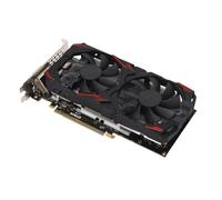 VBESTLIFE Tarjeta Gráfica RX 580, Tarjetas Gráficas para Juegos de Computadora GDDR5 de 256 bits y 8 GB con DP, HDMI, DVI, 16 PCI Express 3.0, Compatible con 4K a 60 Hz HD, Ventiladores