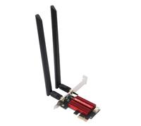 VBESTLIFE Tarjeta PCIe WiFi 6e, Tarjeta de Red Inalámbrica PCIe WiFi con Bluetooth Mejorado 5.2, Adaptador Inalámbrico de PC Tri Band, Baja Latencia, para Victorias 10/11