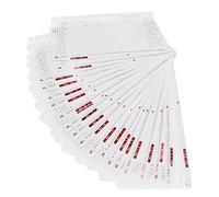 VBESTLIFE Tarjetas Perforadas de Impresión a Doble Cara, Tarjetas Perforadas Suaves y Duraderas de para SK218 SK326 SK328, Herramienta Confiable para Trabajos de Tejido