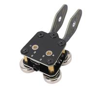 VBESTLIFE Tecla CW Código Morse, Tecla CW de Doble Paleta con Base de 4 Imanes e Interfaz Jack Tipo C de 3,5 Mm para Teléfono Inteligente, Computadora, Radioaficionado