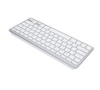 VBESTLIFE Teclado, Conexión Inalámbrica, Escritura Eficiente, Responsivo, Ergonómico, Amortiguador, Teclado Inalámbrico Compacto para PC (Diseño QWETZ en español)