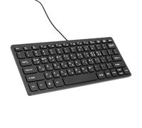VBESTLIFE Teclado Coreano con Cable, 78 Teclas USB Plug and Play, Teclado Delgado y Ligero a Prueba de Derrames con ángulo Inclinado para PC y Portátil